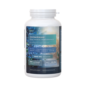 Nutriop® COGNIPRIME® - Premium Nootropic & Cognitive Longevity Stack (180 Capsules)